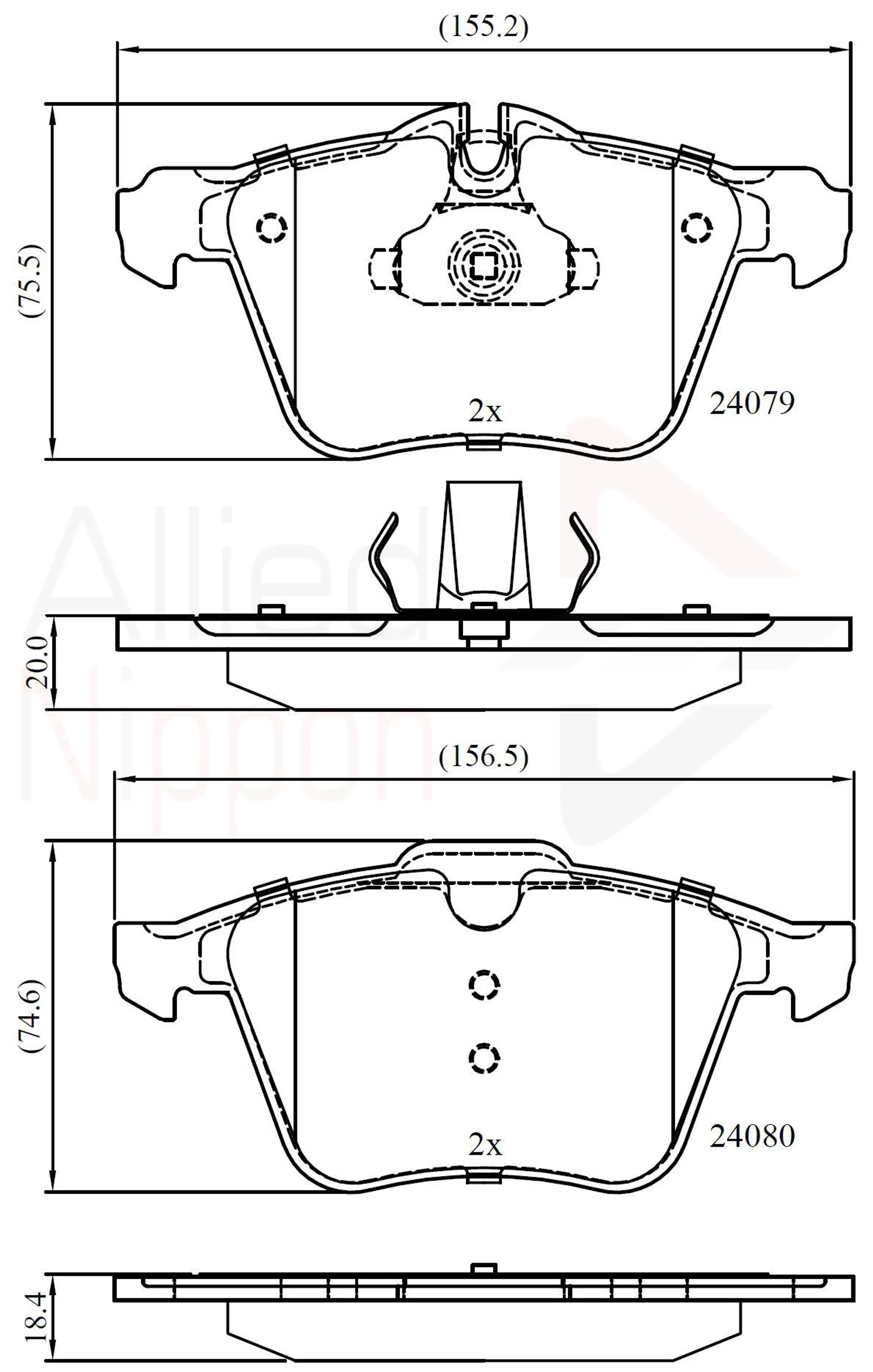 JUEGO DE PASTILLAS DE FRENO
