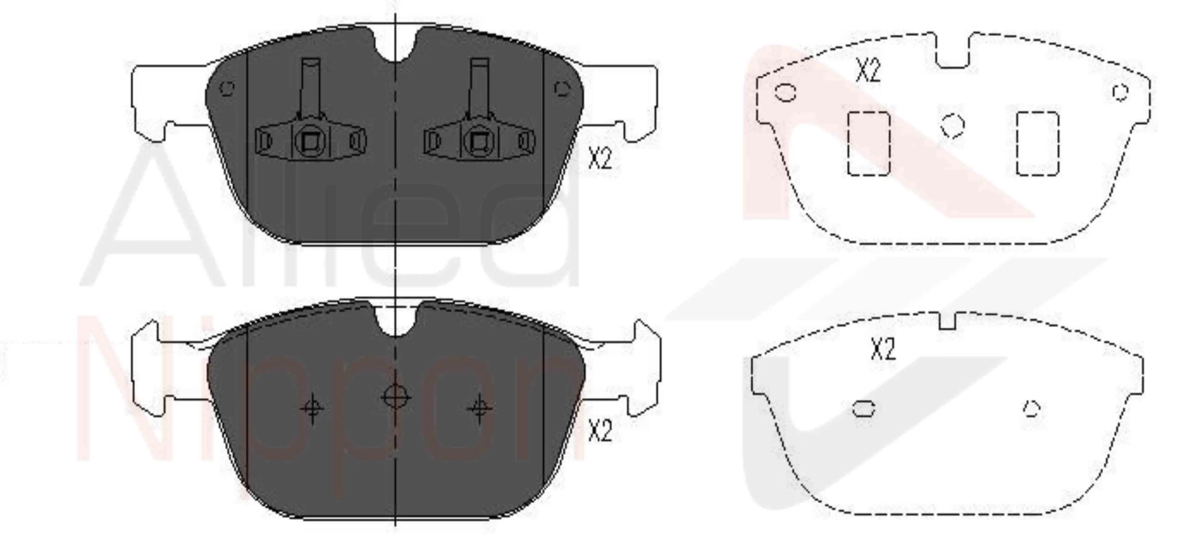 JUEGO DE PASTILLAS DE FRENO