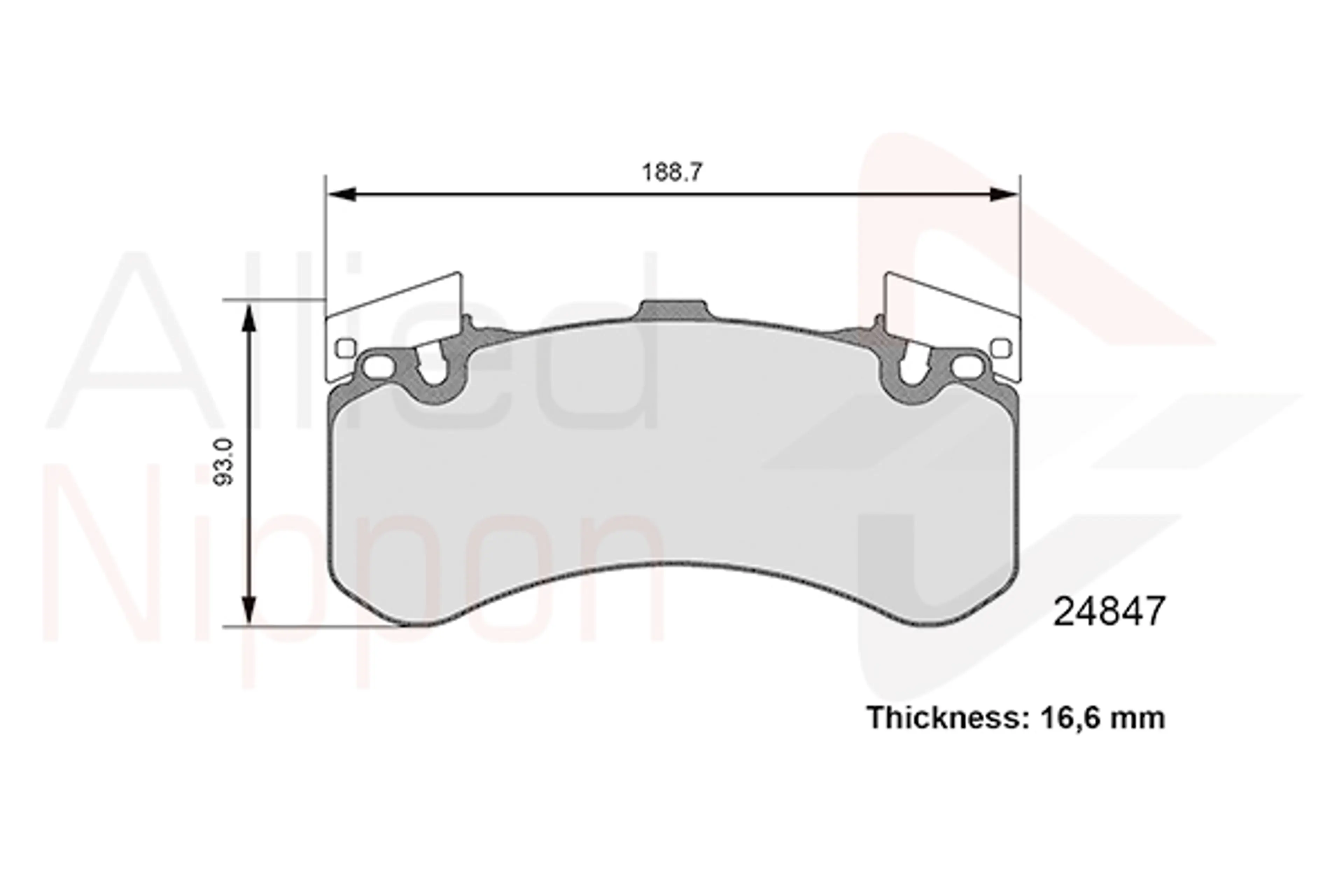 JUEGO DE PASTILLAS DE FRENO