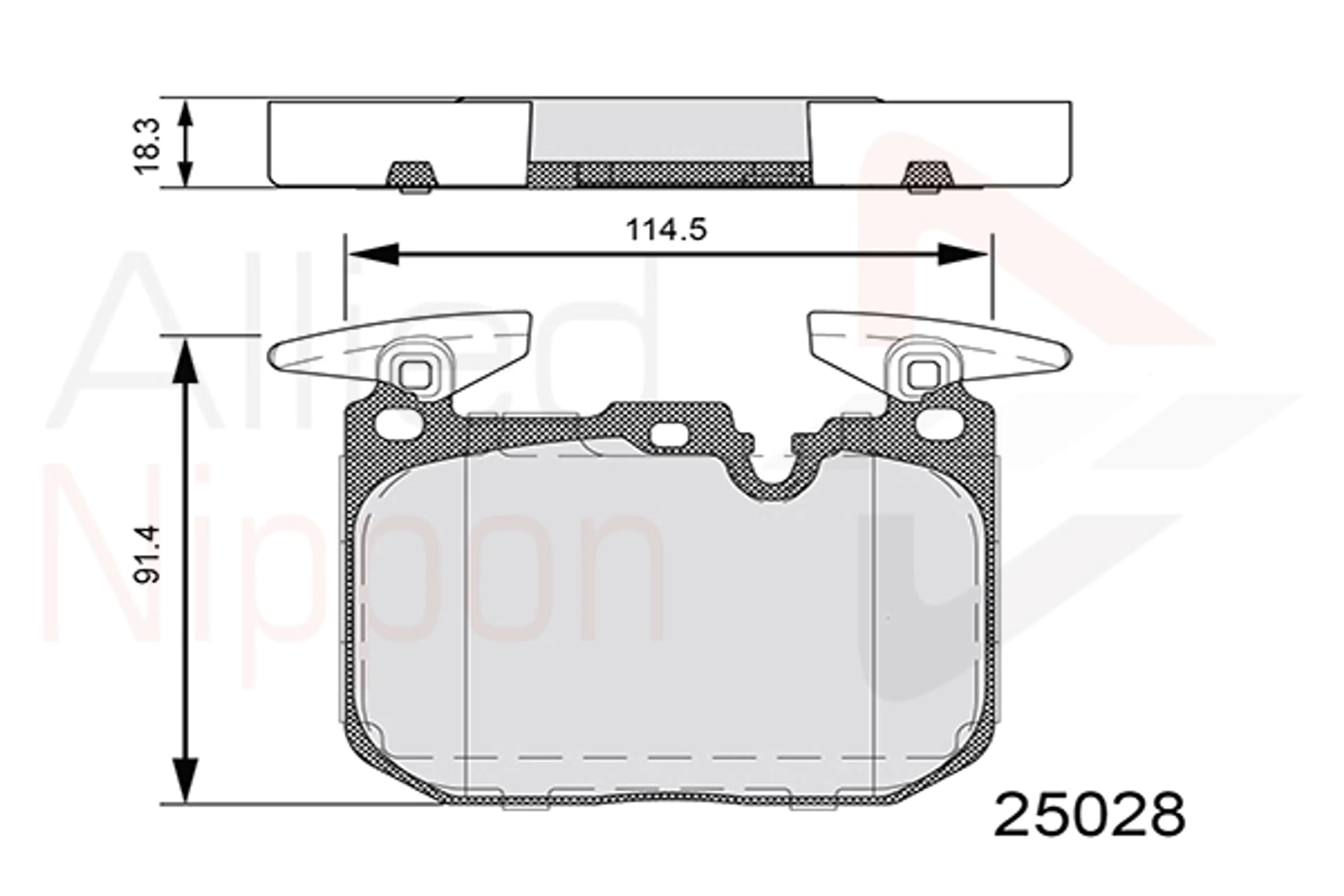 JUEGO DE PASTILLAS DE FRENO