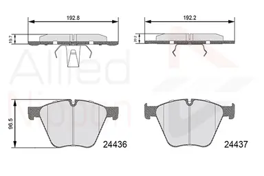 JUEGO DE PASTILLAS DE FRENO