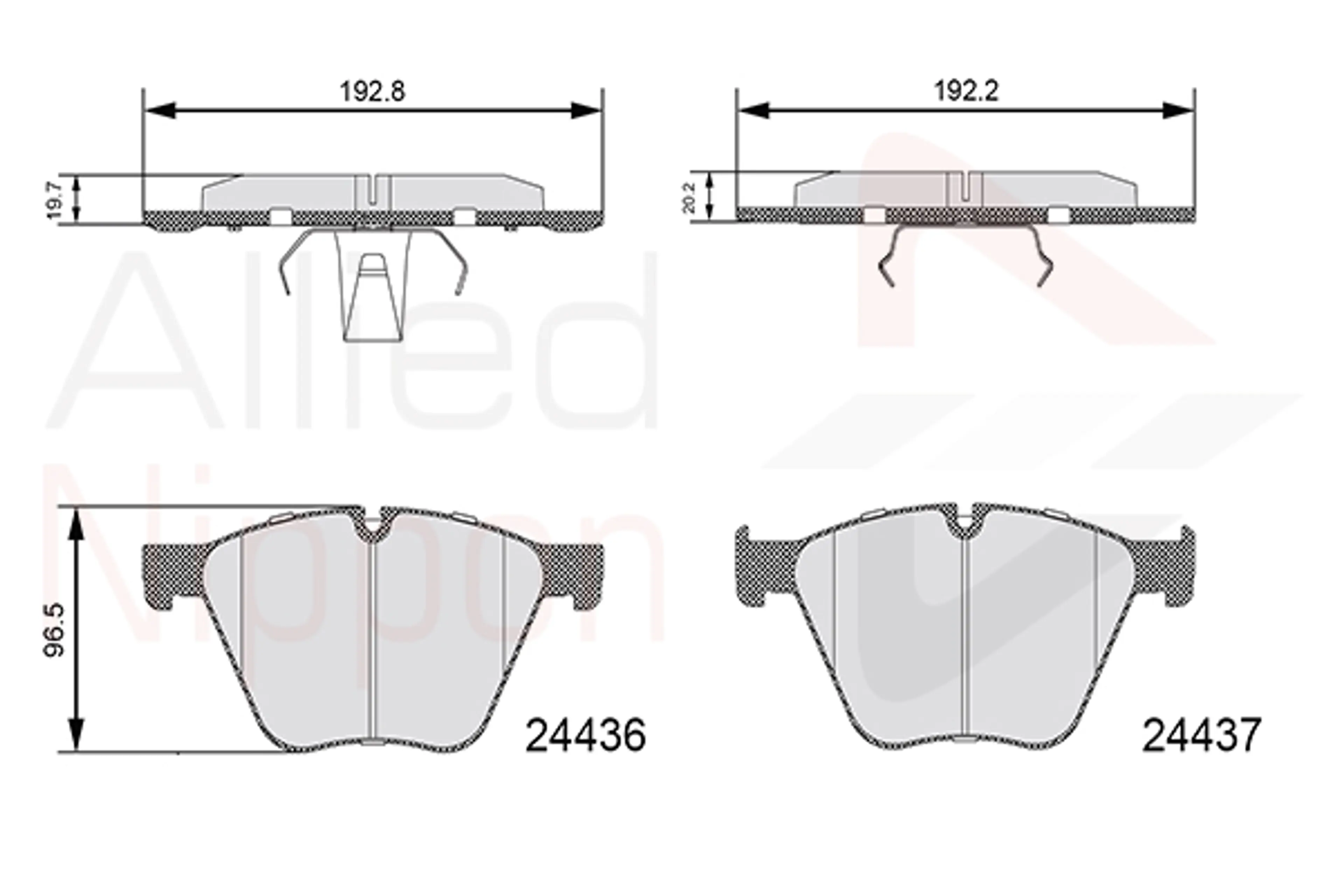 JUEGO DE PASTILLAS DE FRENO
