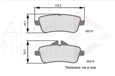 JUEGO DE PASTILLAS DE FRENO