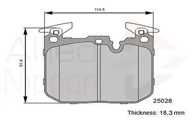JUEGO DE PASTILLAS DE FRENO
