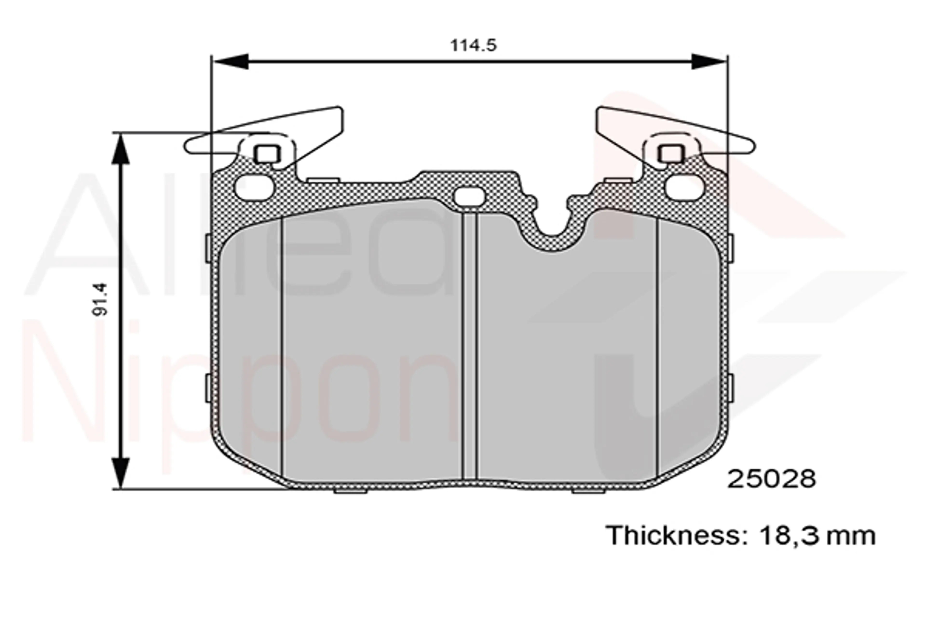 JUEGO DE PASTILLAS DE FRENO