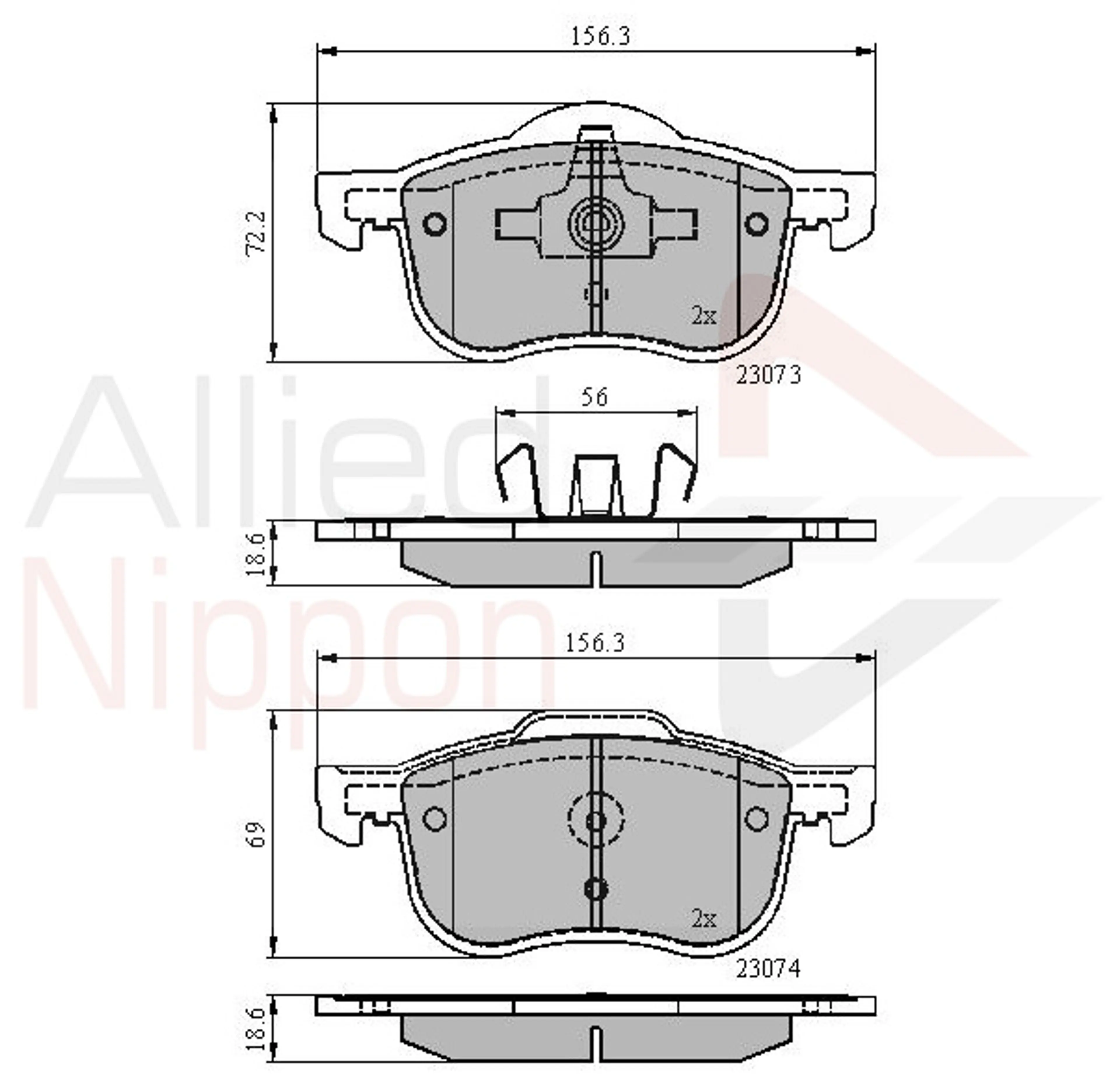 JUEGO DE PASTILLAS DE FRENO