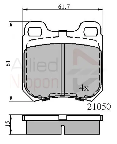 JUEGO DE PASTILLAS DE FRENO