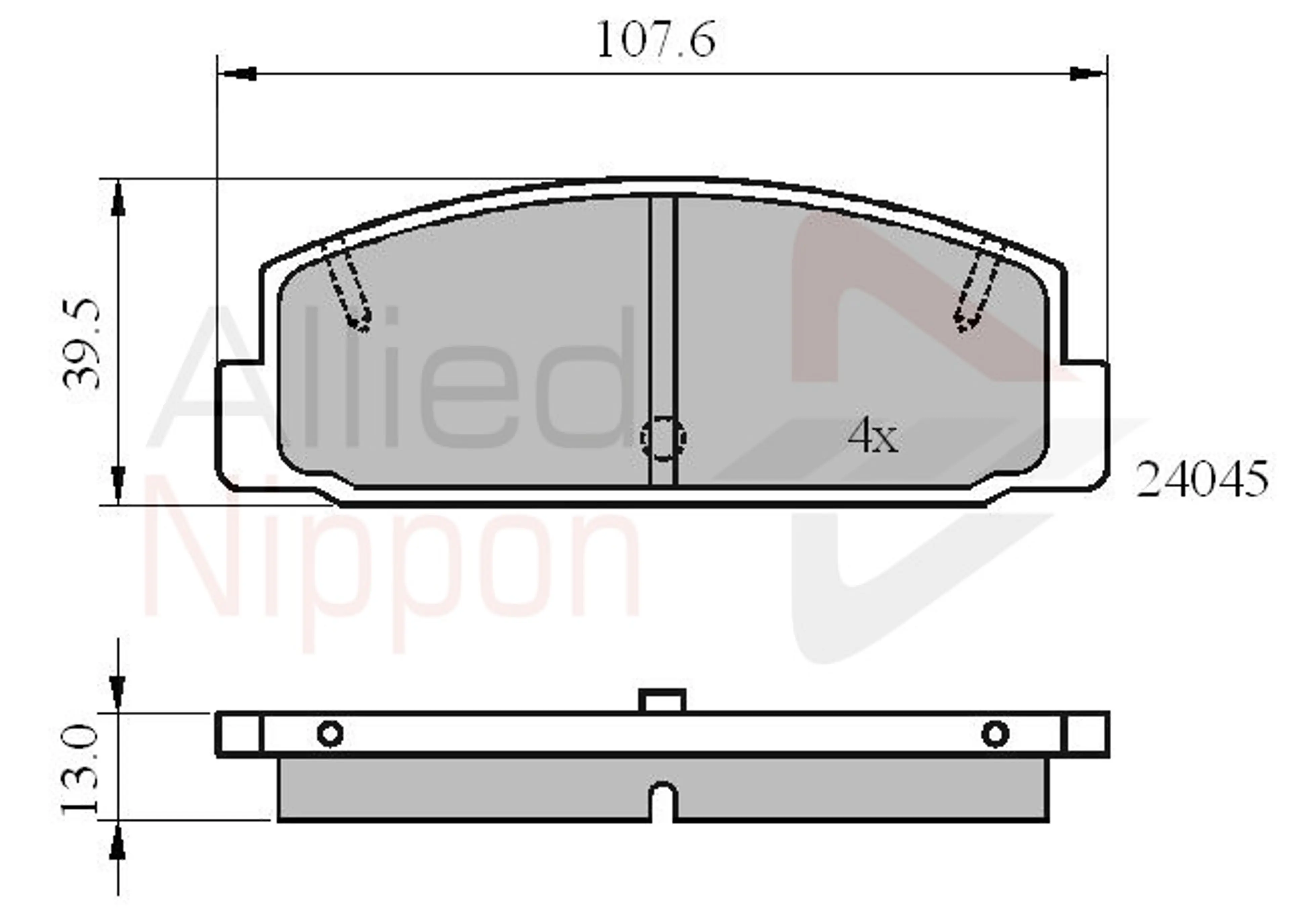 JUEGO DE PASTILLAS DE FRENO