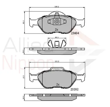 JUEGO DE PASTILLAS DE FRENO
