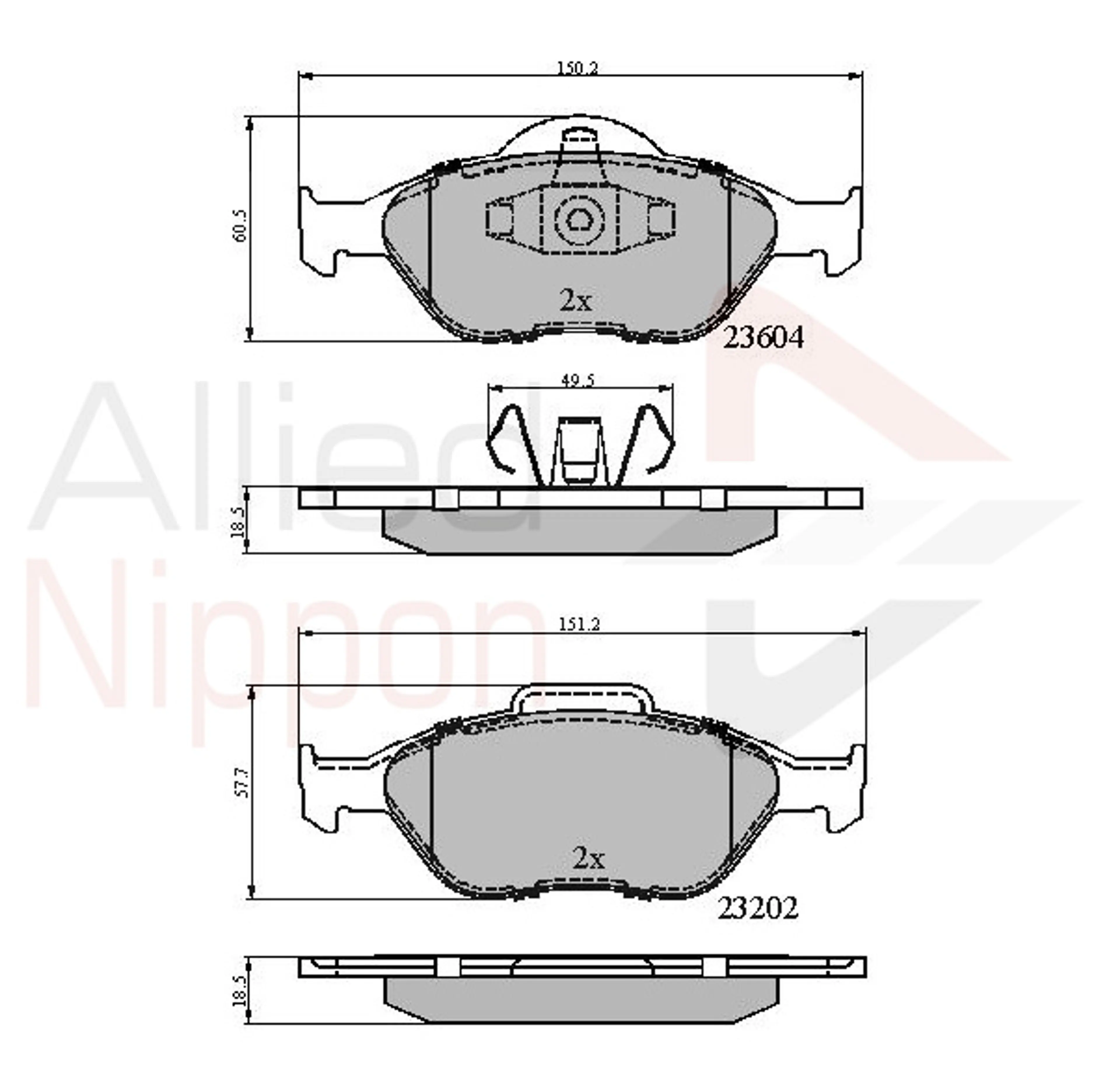 JUEGO DE PASTILLAS DE FRENO