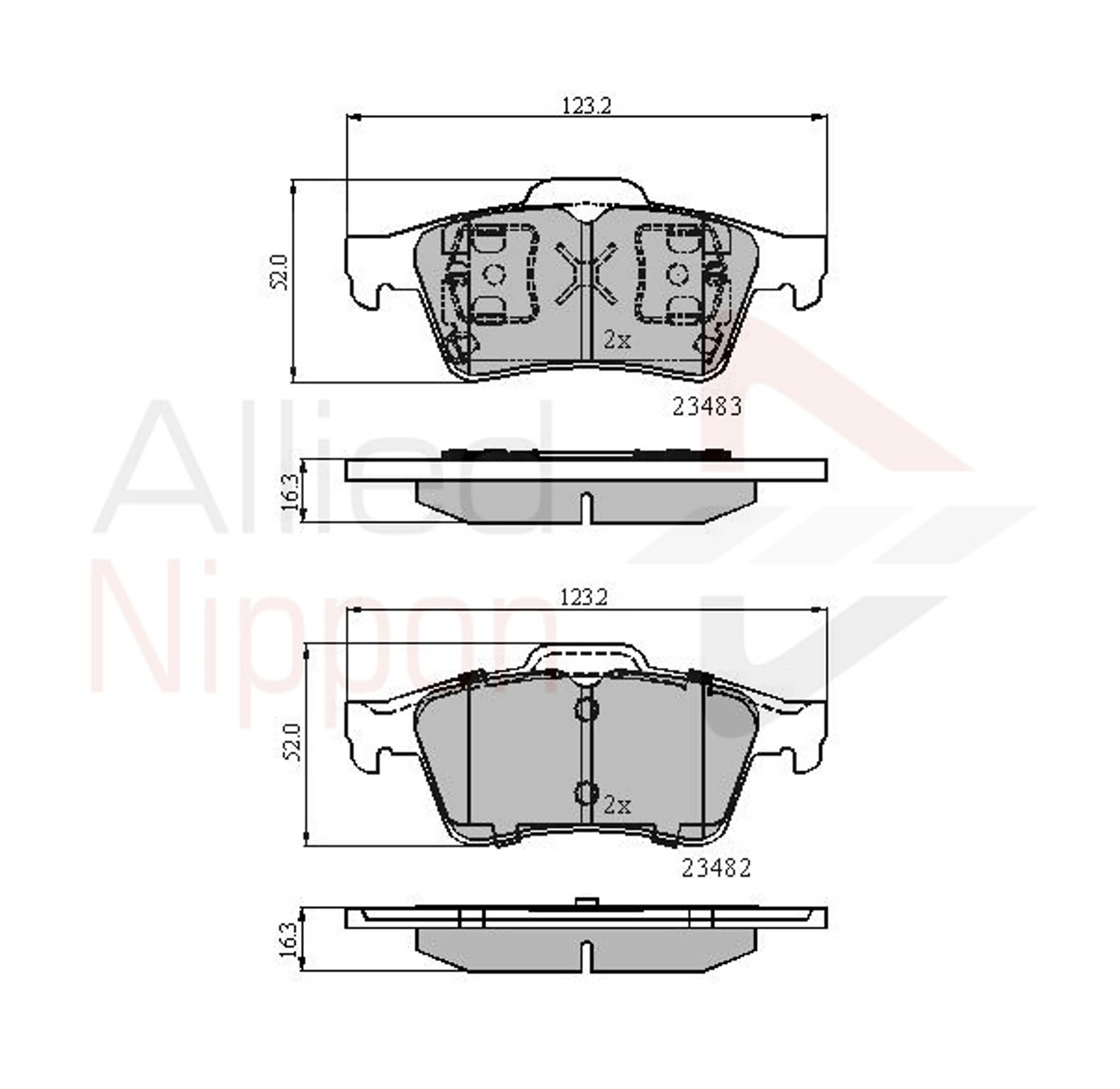 JUEGO DE PASTILLAS DE FRENO
