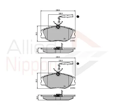 JUEGO DE PASTILLAS DE FRENO
