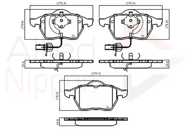 JUEGO DE PASTILLAS DE FRENO