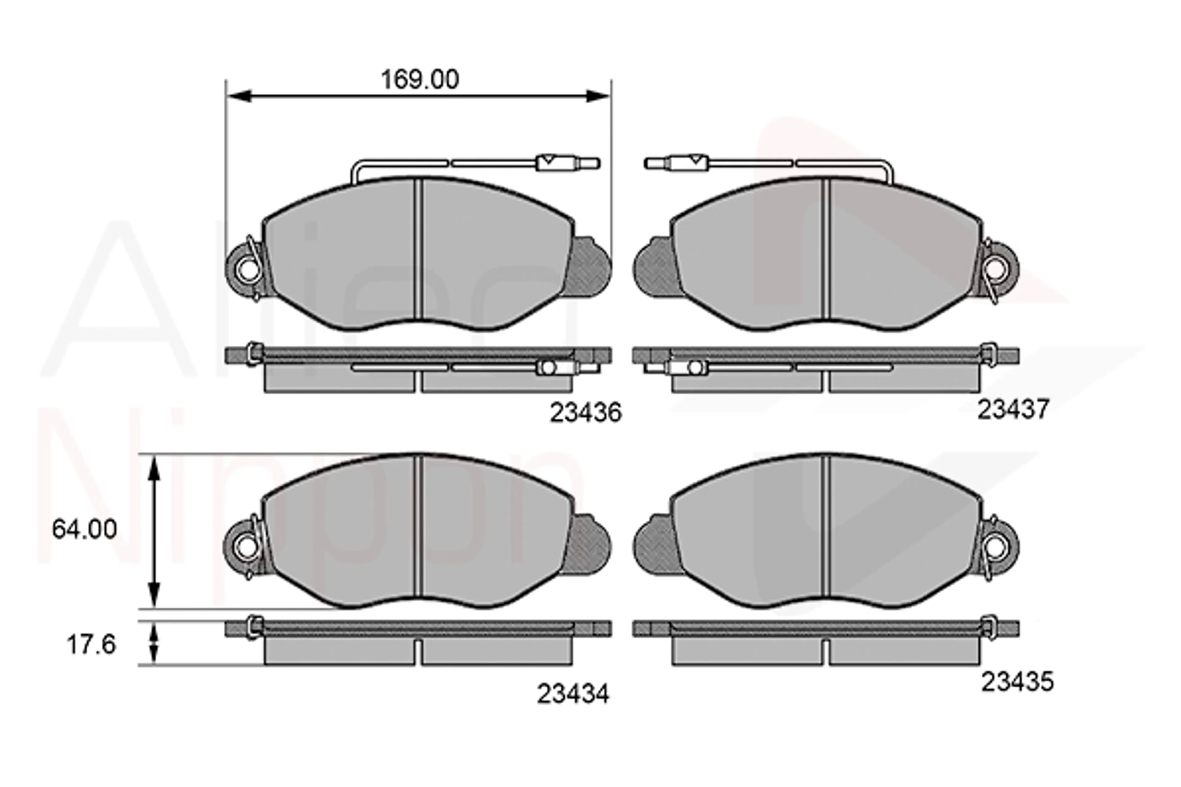JUEGO DE PASTILLAS DE FRENO