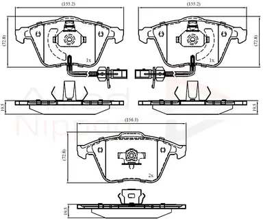 JUEGO DE PASTILLAS DE FRENO