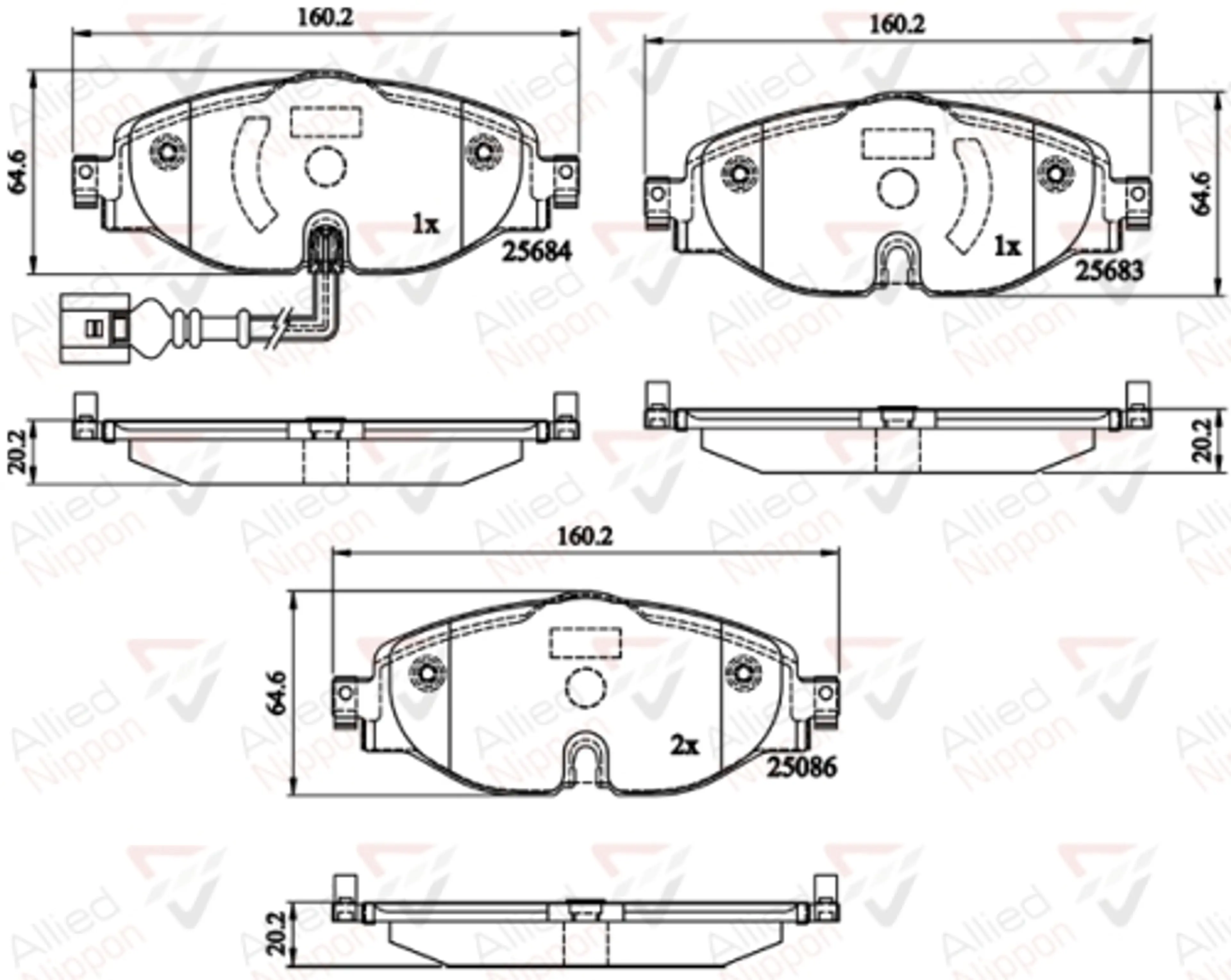 JUEGO DE PASTILLAS DE FRENO