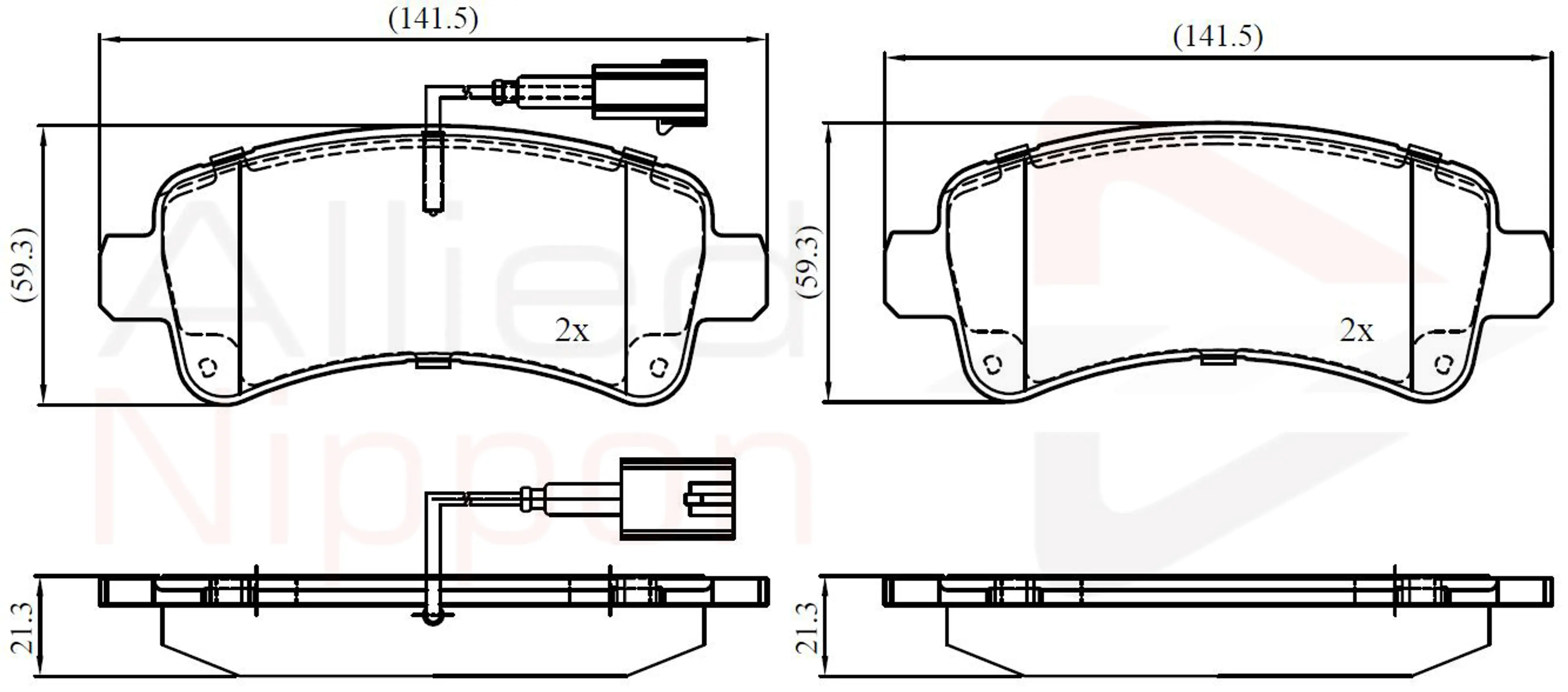 JUEGO DE PASTILLAS DE FRENO