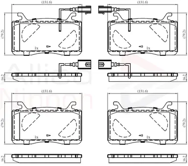 JUEGO DE PASTILLAS DE FRENO