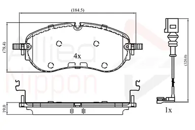 JUEGO DE PASTILLAS DE FRENO