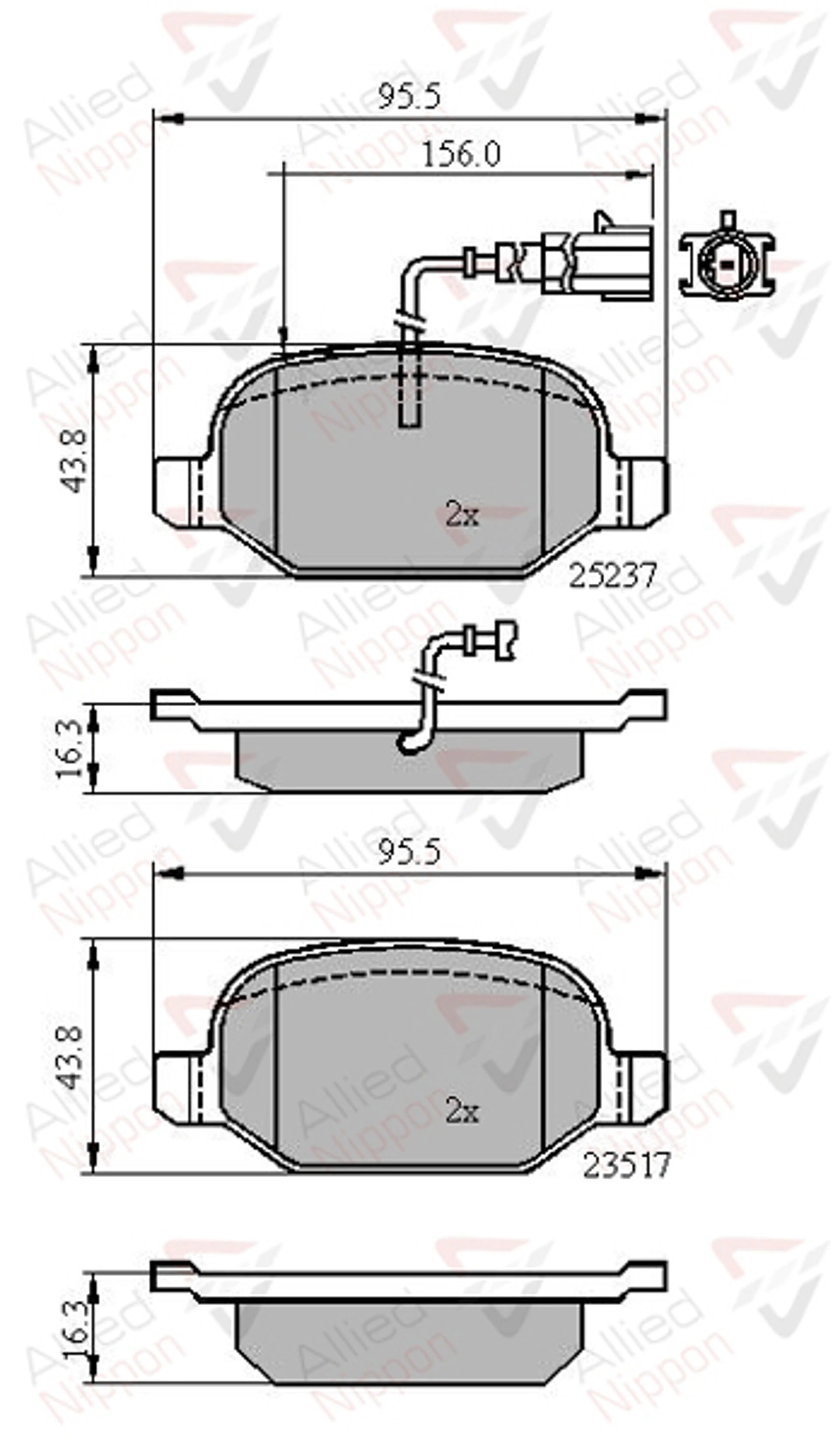 JUEGO DE PASTILLAS DE FRENO