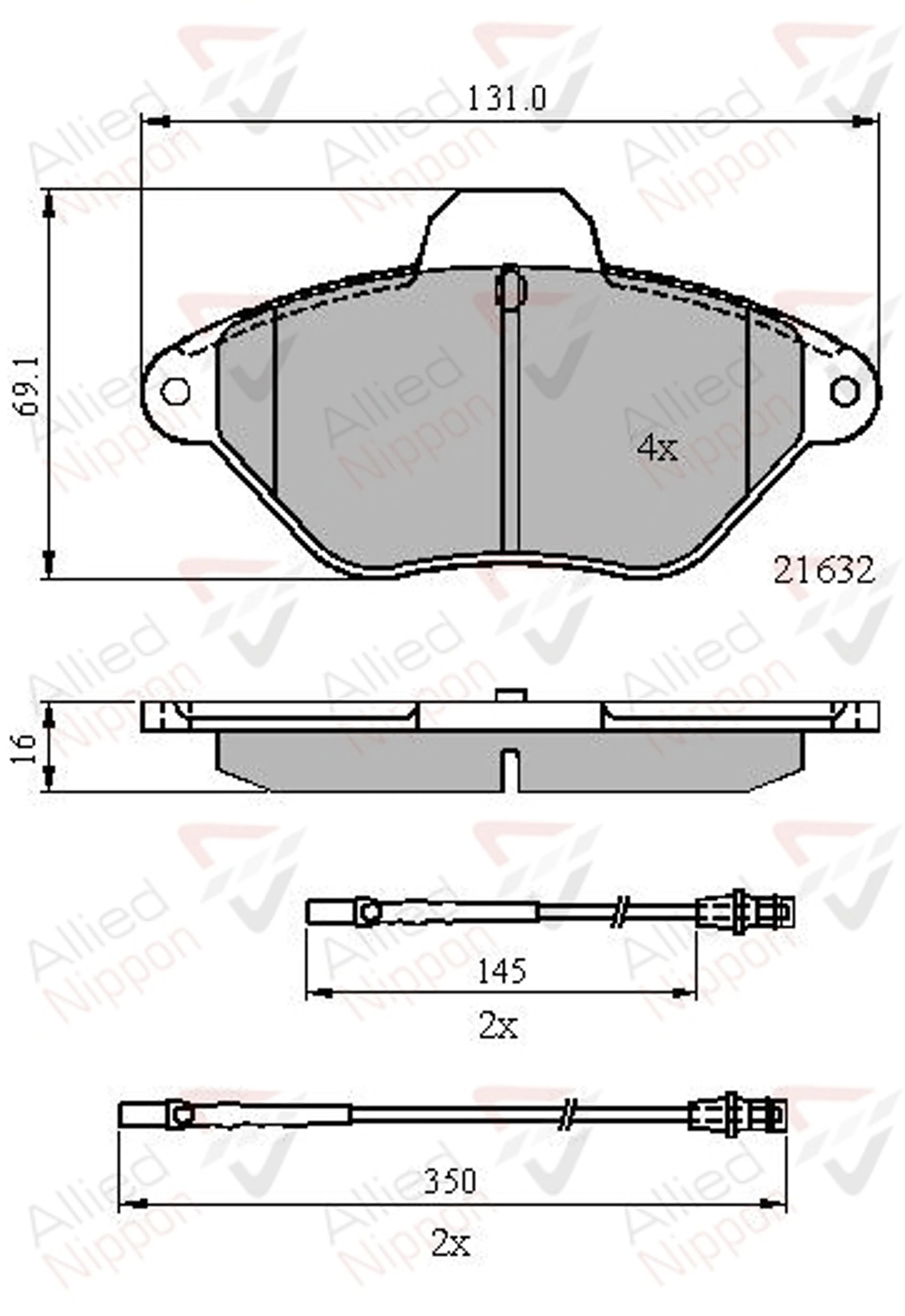 JUEGO DE PASTILLAS DE FRENO