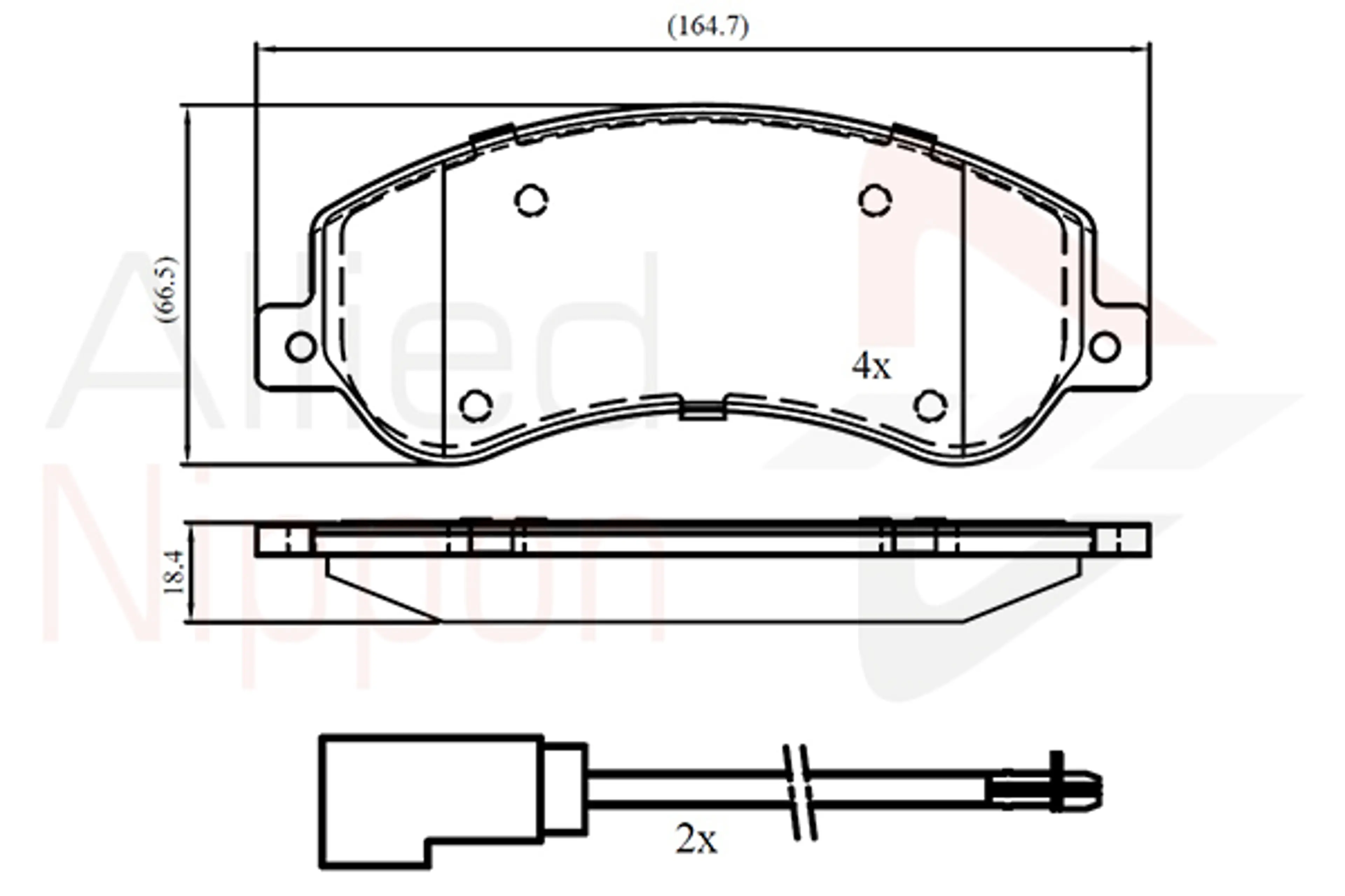 JUEGO DE PASTILLAS DE FRENO