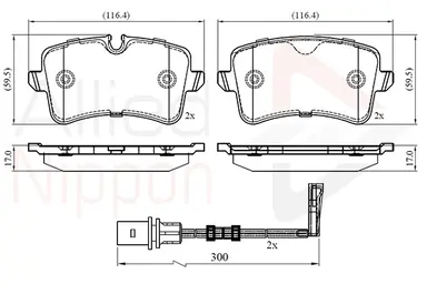 JUEGO DE PASTILLAS DE FRENO