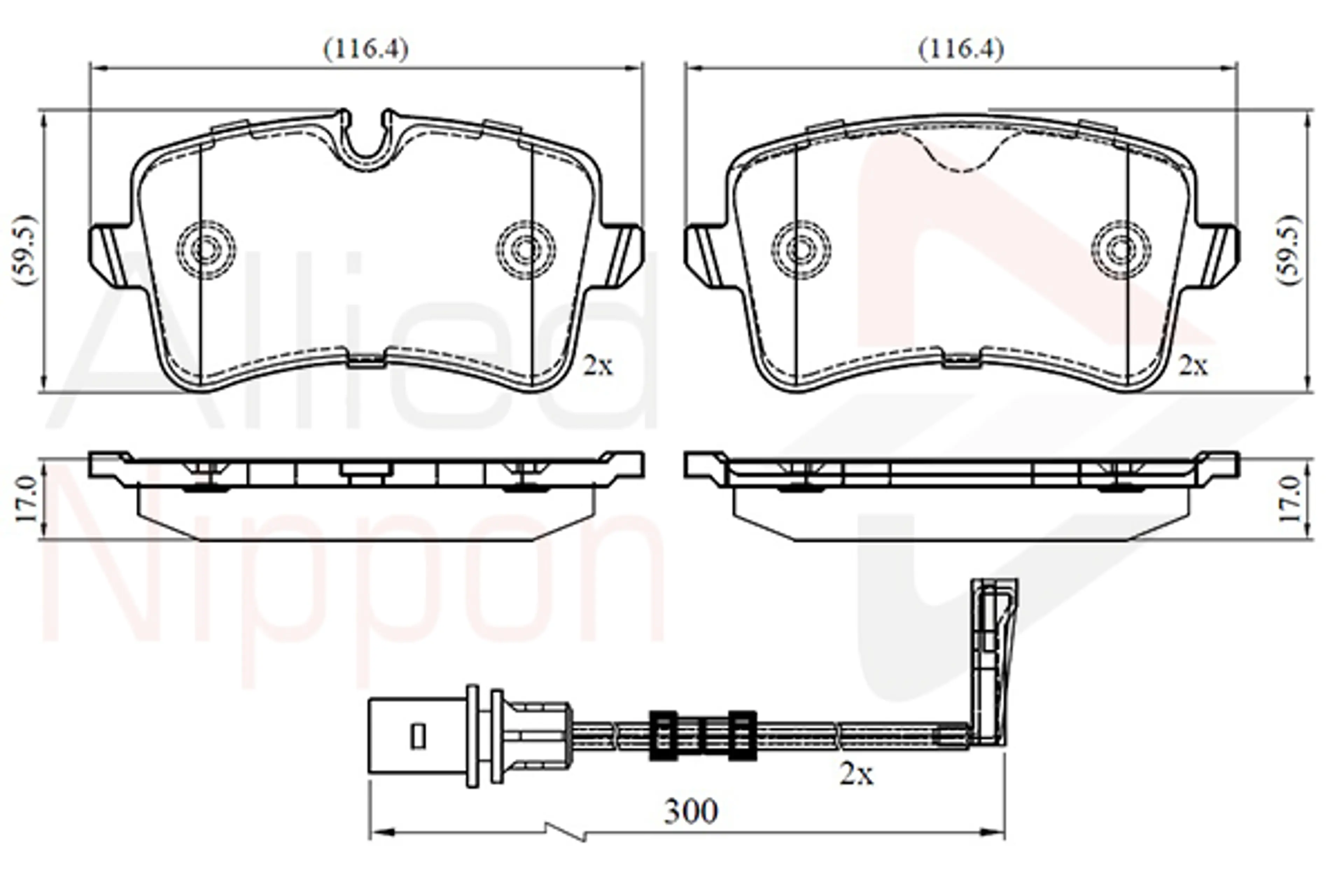 JUEGO DE PASTILLAS DE FRENO