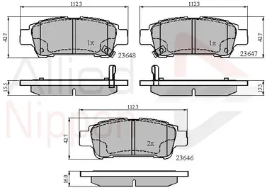 JUEGO DE PASTILLAS DE FRENO