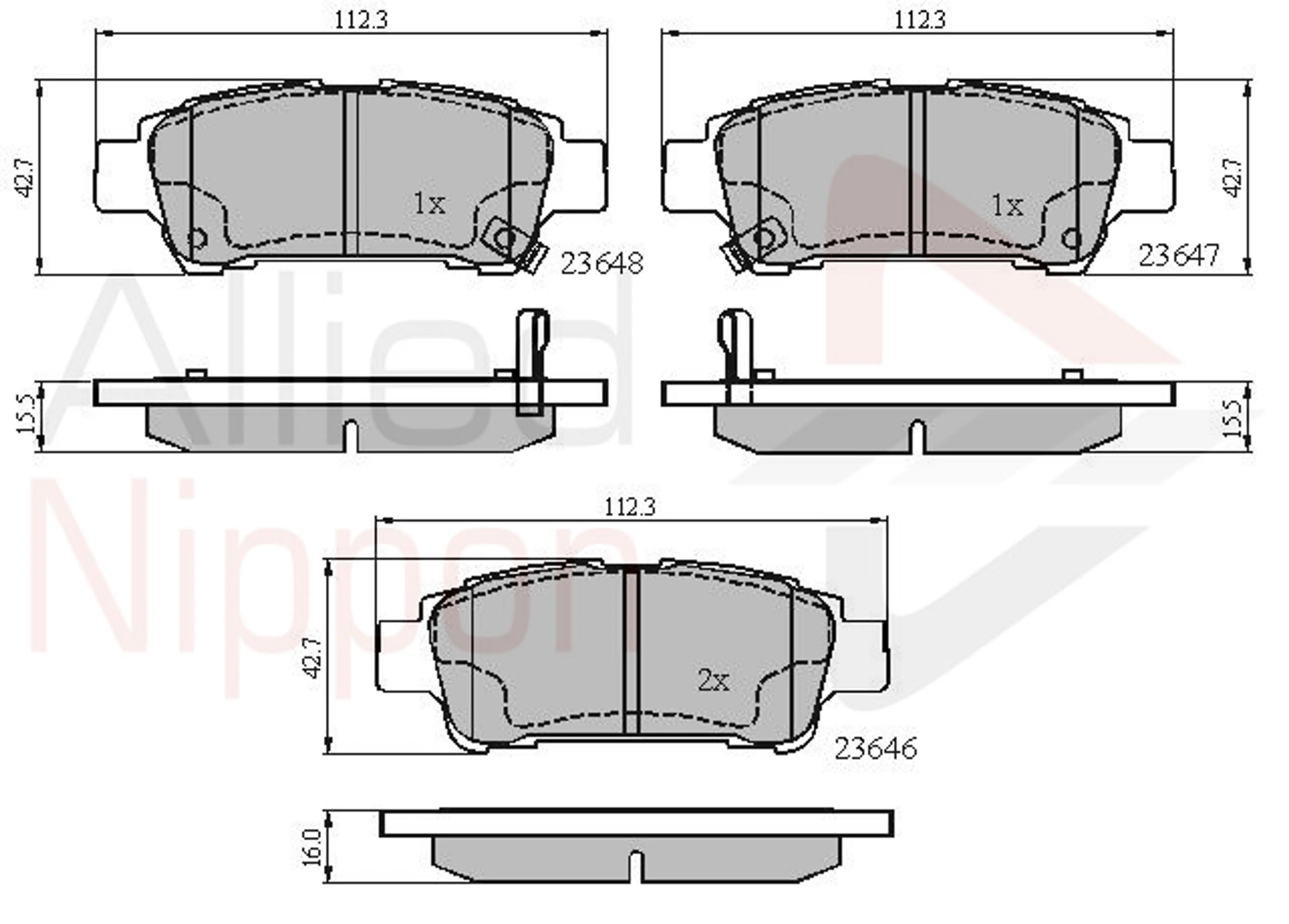 JUEGO DE PASTILLAS DE FRENO