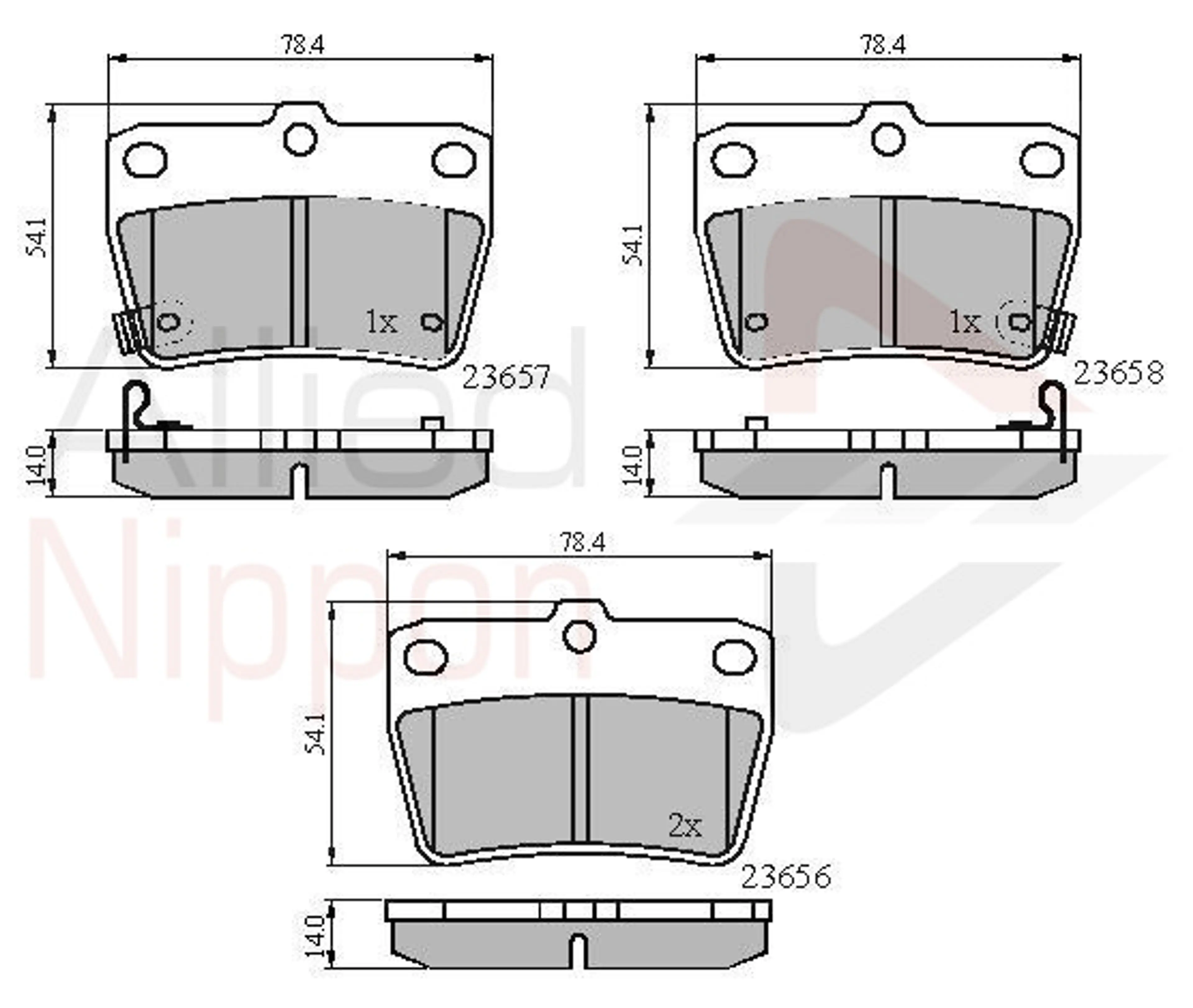 JUEGO DE PASTILLAS DE FRENO