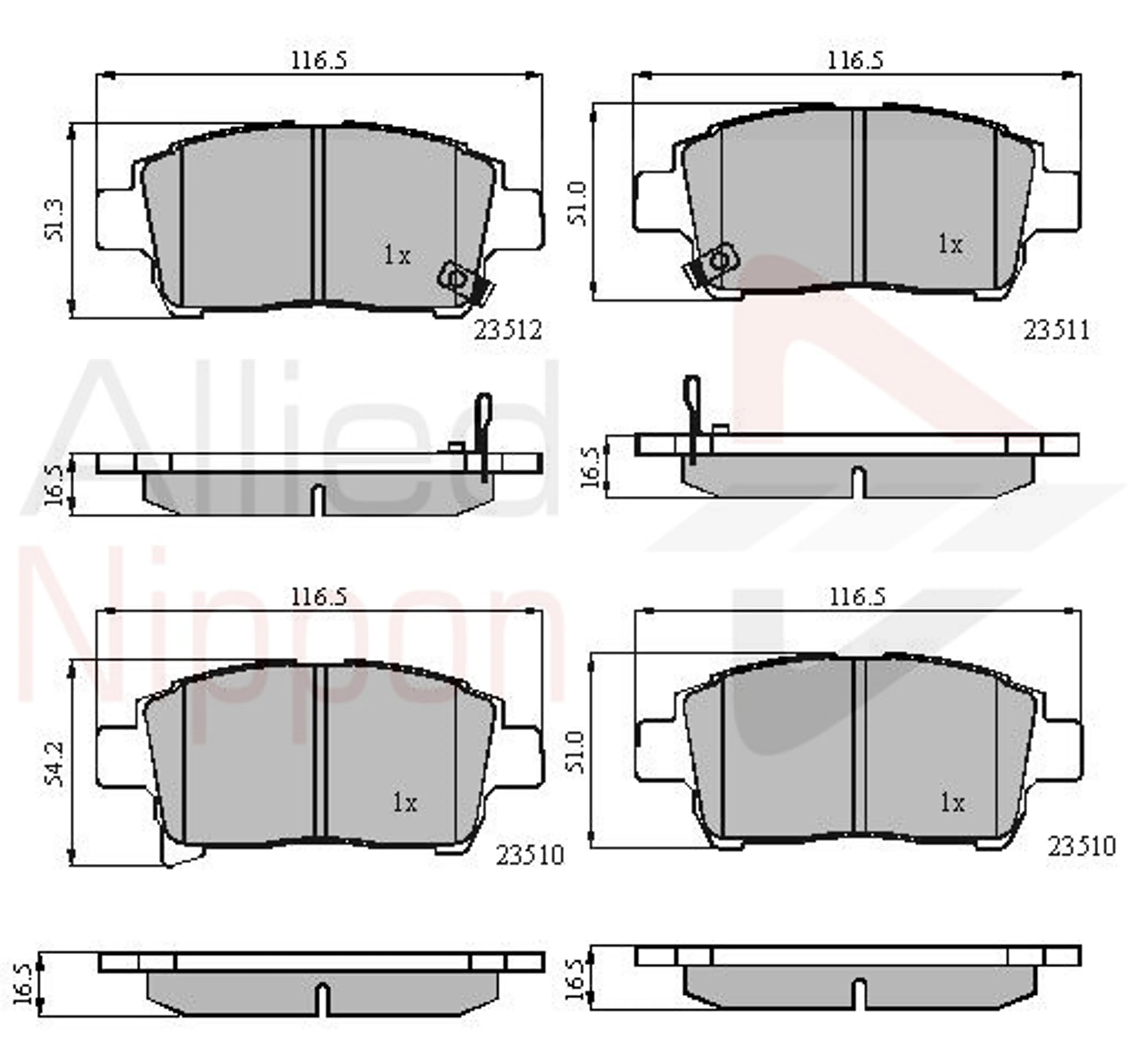 JUEGO DE PASTILLAS DE FRENO