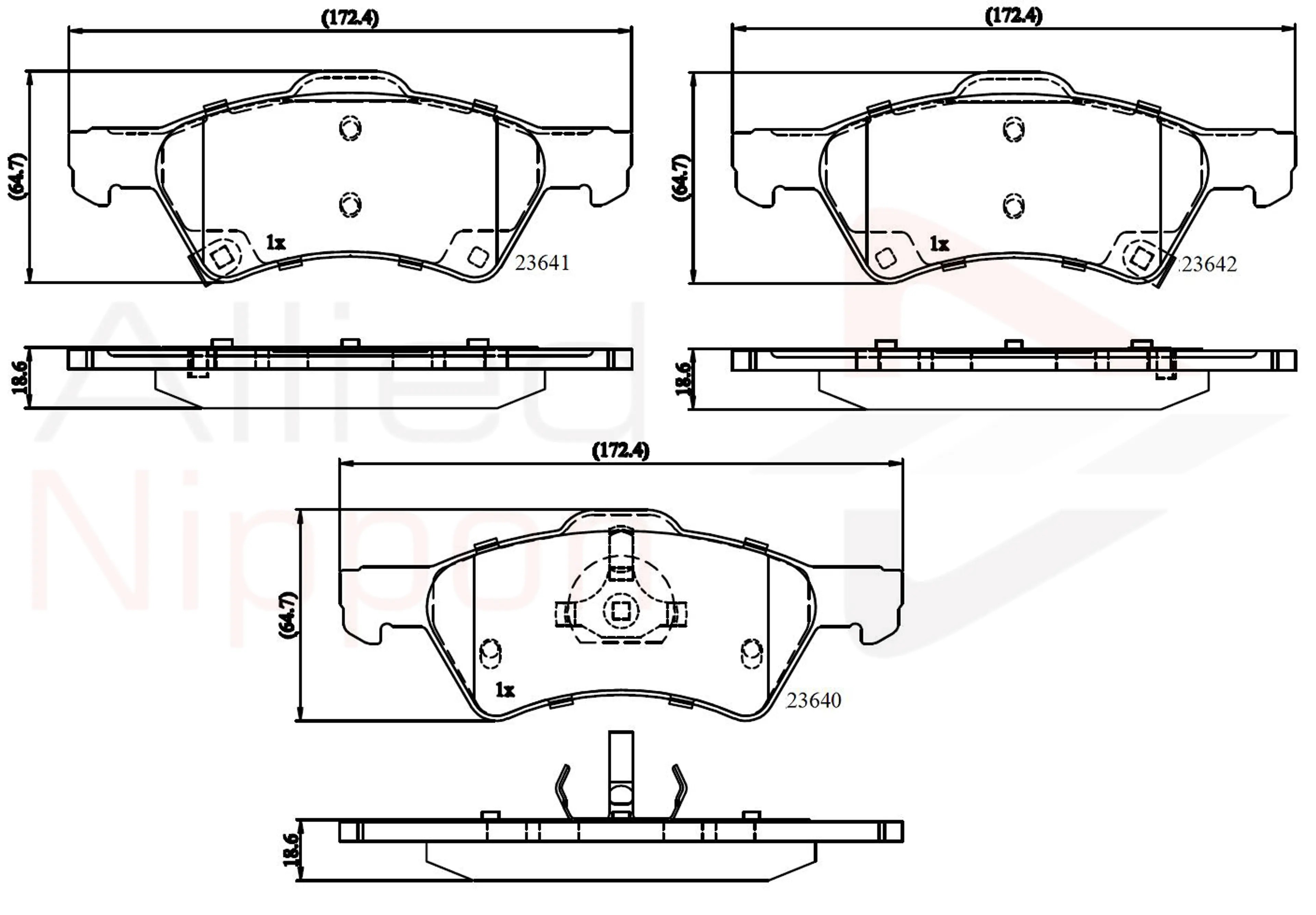 JUEGO DE PASTILLAS DE FRENO