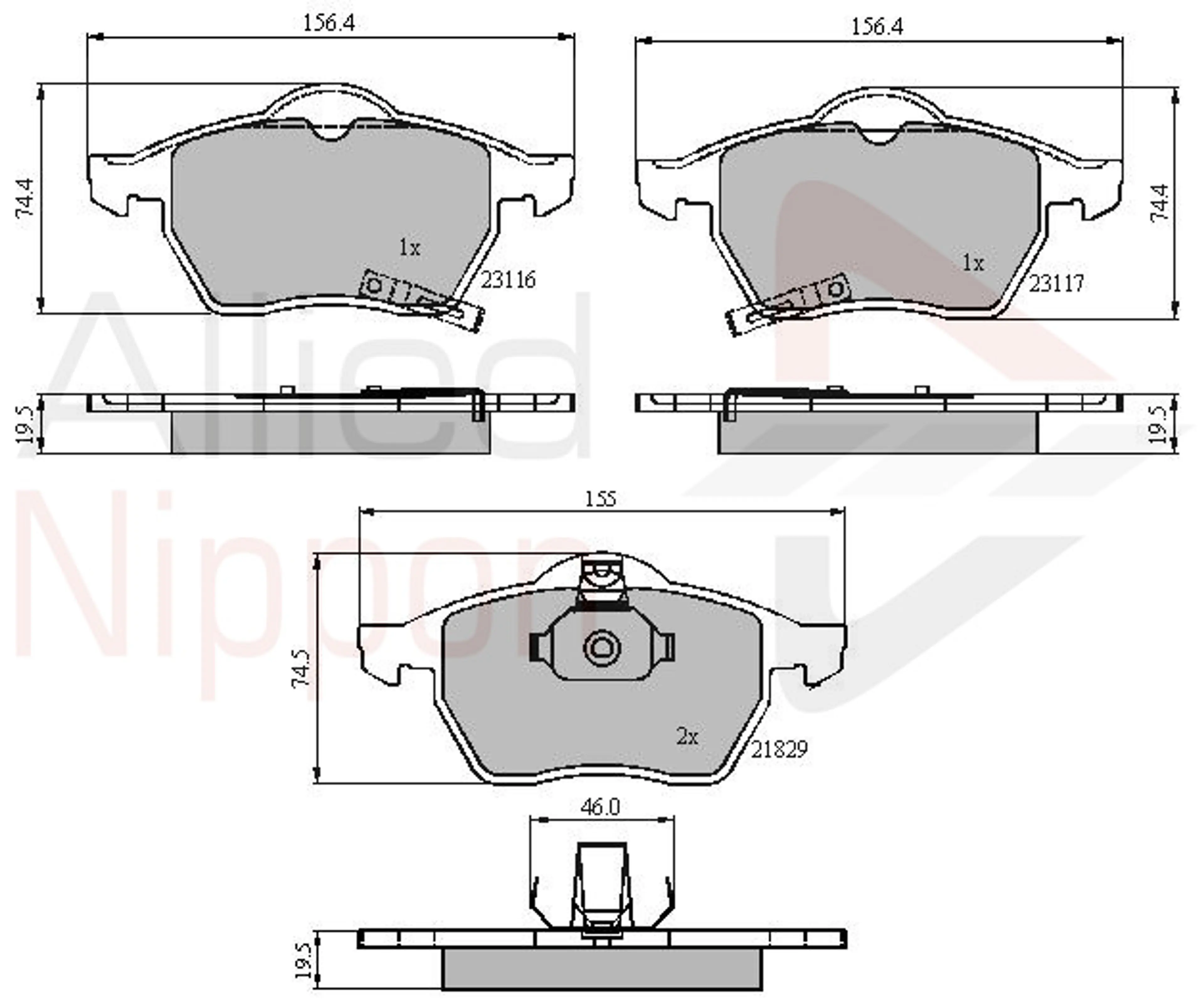 JUEGO DE PASTILLAS DE FRENO