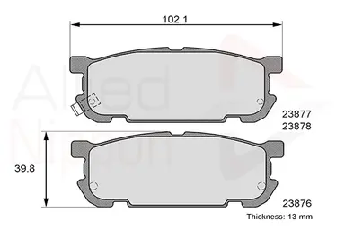 JUEGO DE PASTILLAS DE FRENO