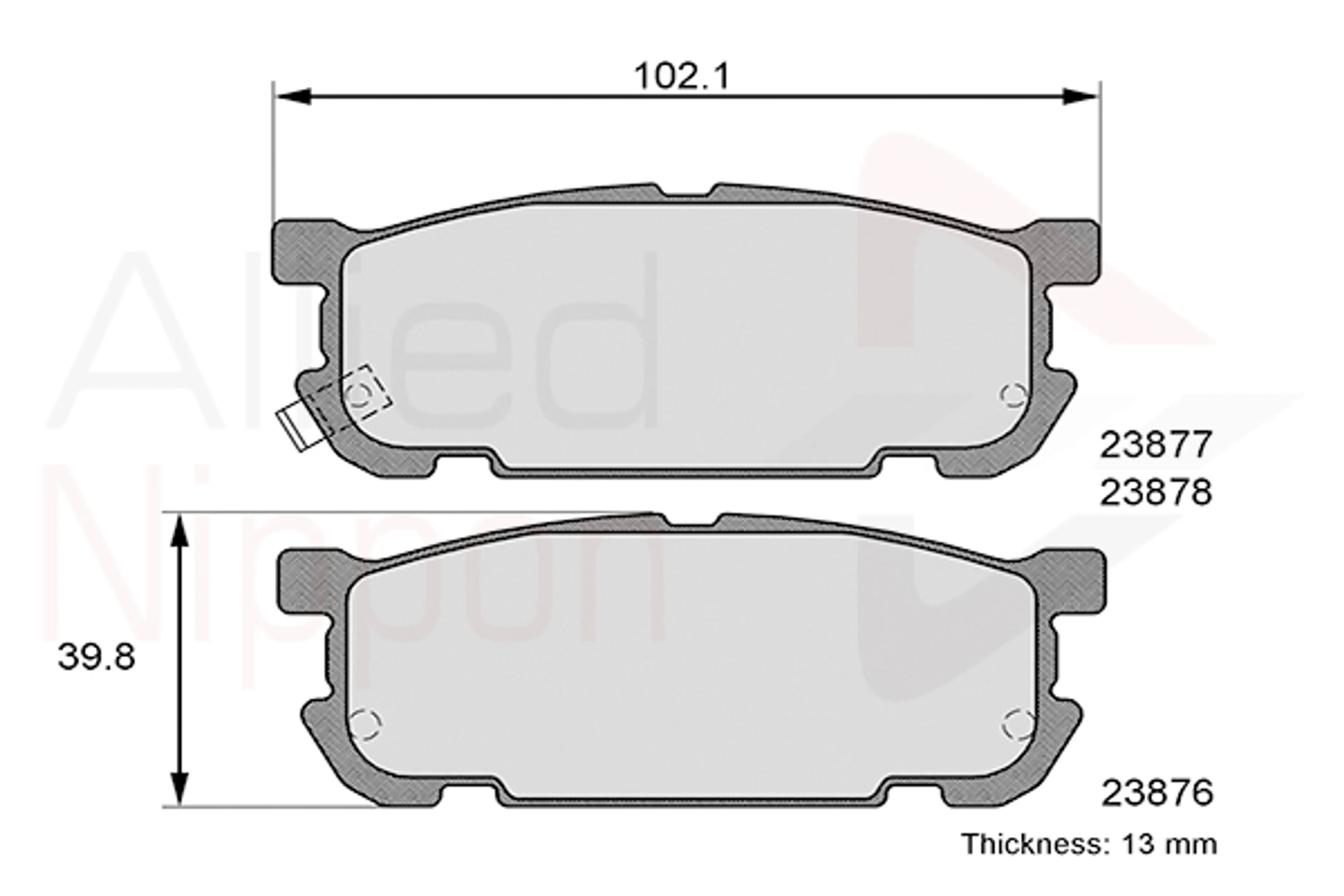 JUEGO DE PASTILLAS DE FRENO