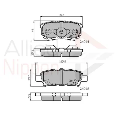 JUEGO DE PASTILLAS DE FRENO