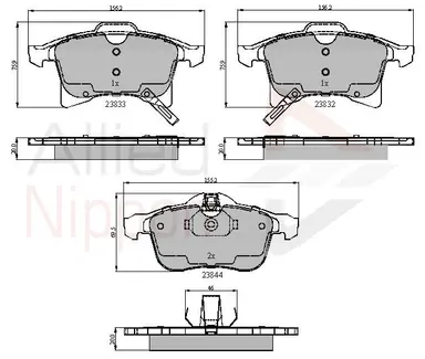 JUEGO DE PASTILLAS DE FRENO