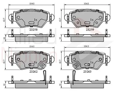 JUEGO DE PASTILLAS DE FRENO