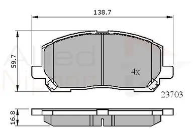 JUEGO DE PASTILLAS DE FRENO