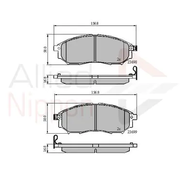 JUEGO DE PASTILLAS DE FRENO
