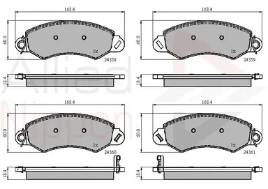 JUEGO DE PASTILLAS DE FRENO