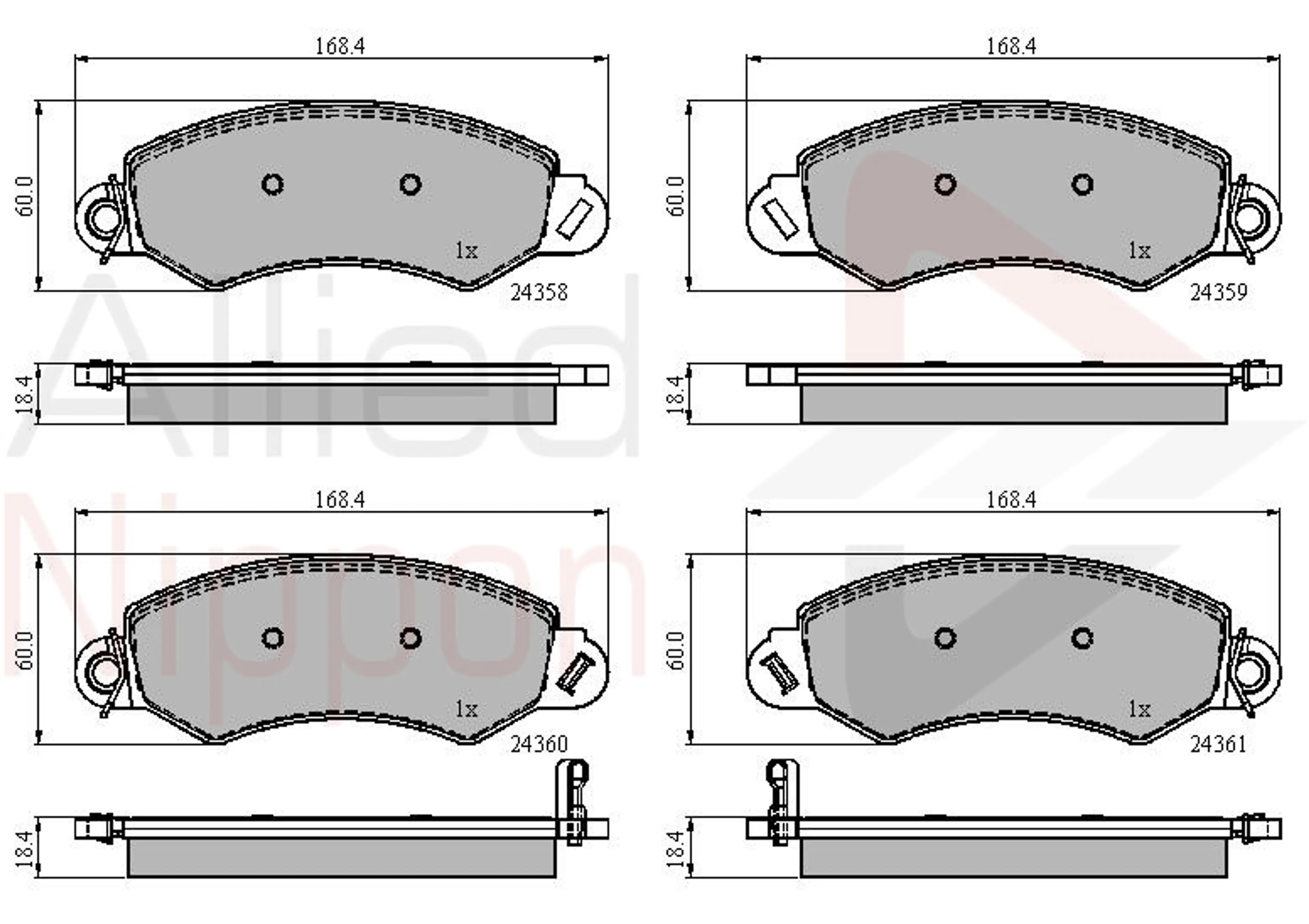 JUEGO DE PASTILLAS DE FRENO