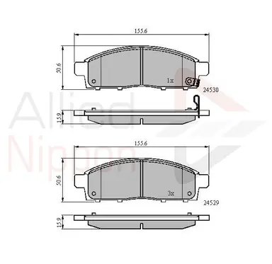 JUEGO DE PASTILLAS DE FRENO