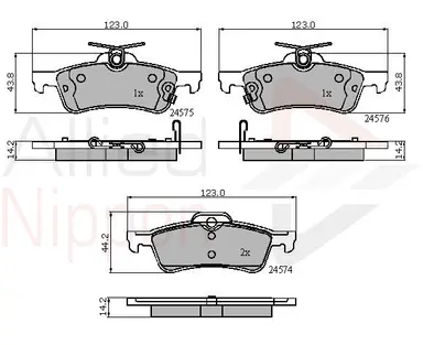JUEGO DE PASTILLAS DE FRENO