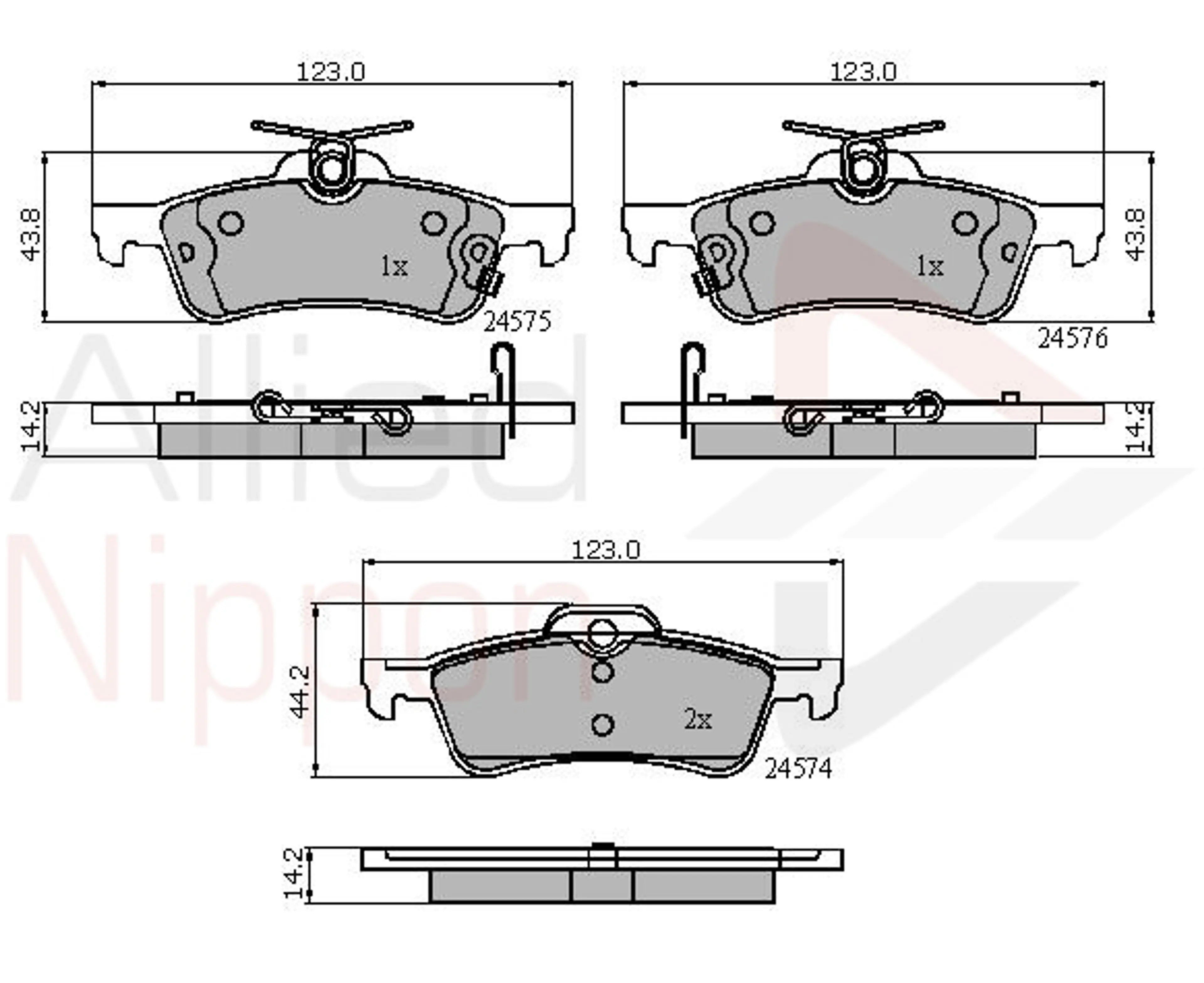 JUEGO DE PASTILLAS DE FRENO