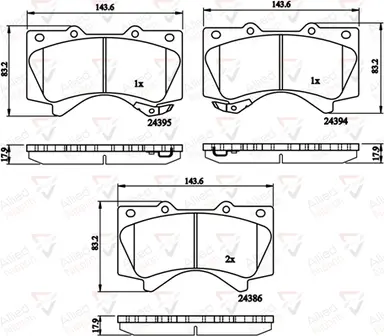 JUEGO DE PASTILLAS DE FRENO