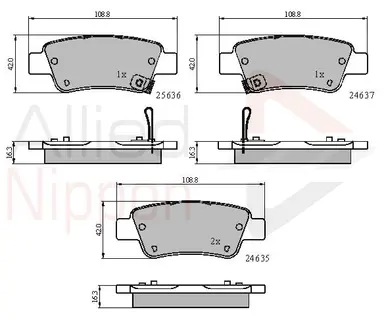 JUEGO DE PASTILLAS DE FRENO