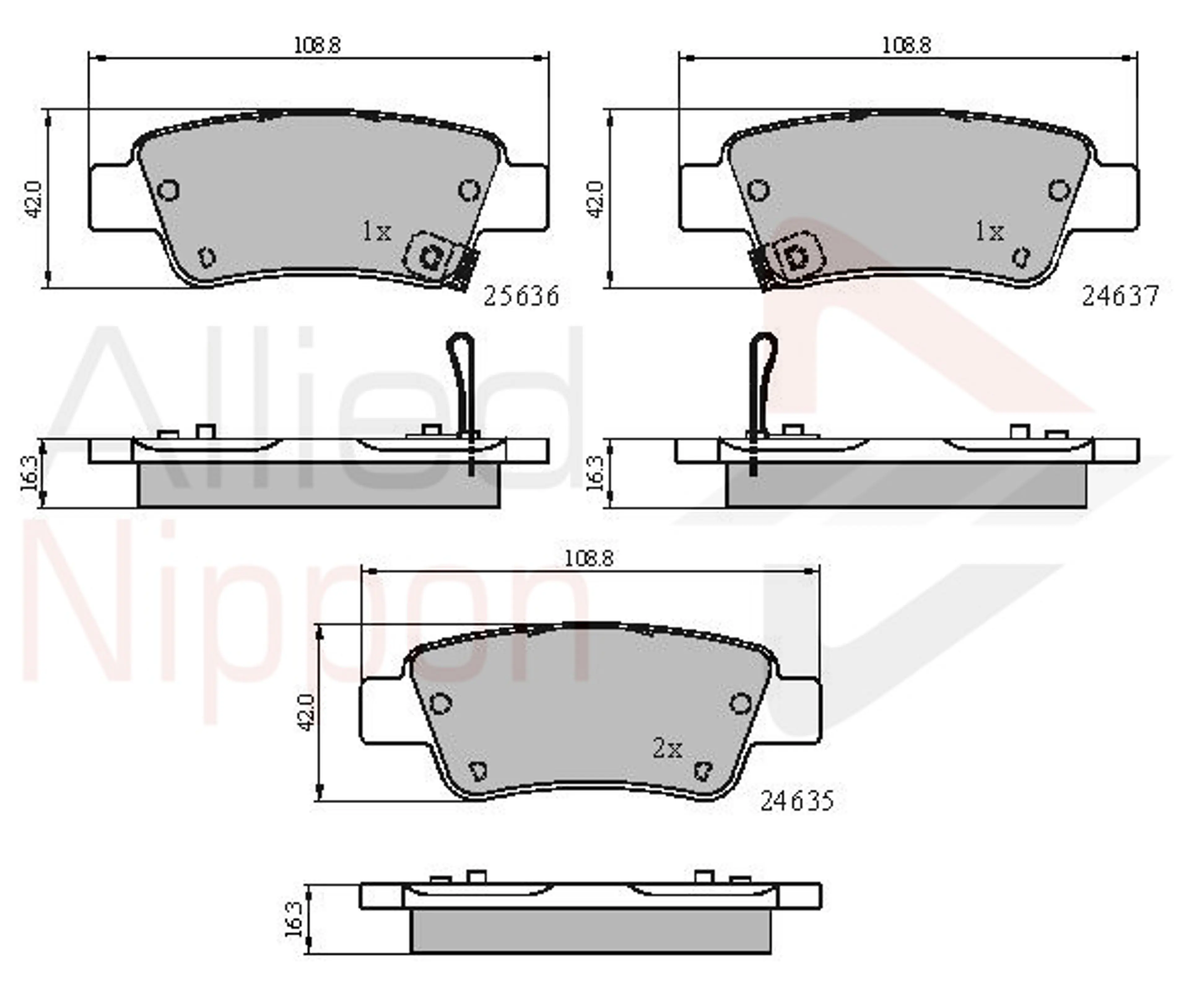 JUEGO DE PASTILLAS DE FRENO