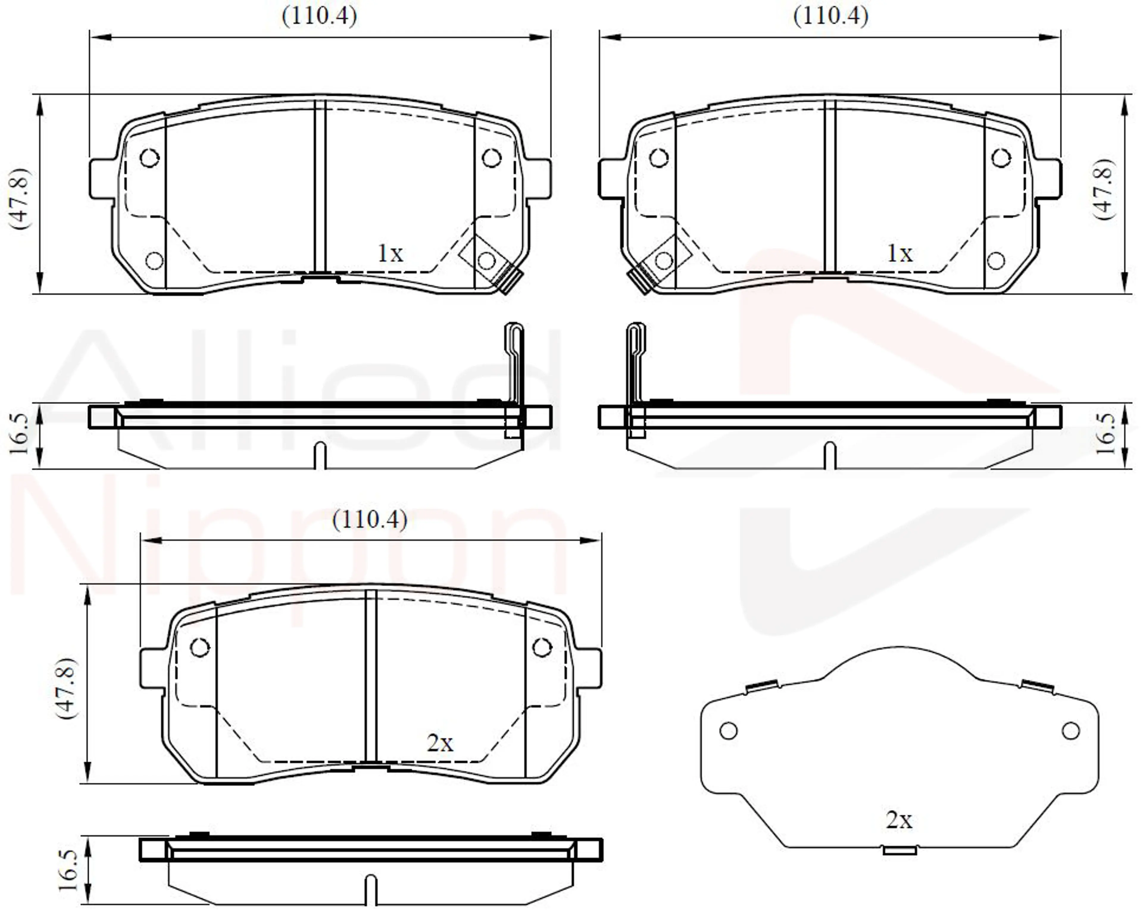 JUEGO DE PASTILLAS DE FRENO